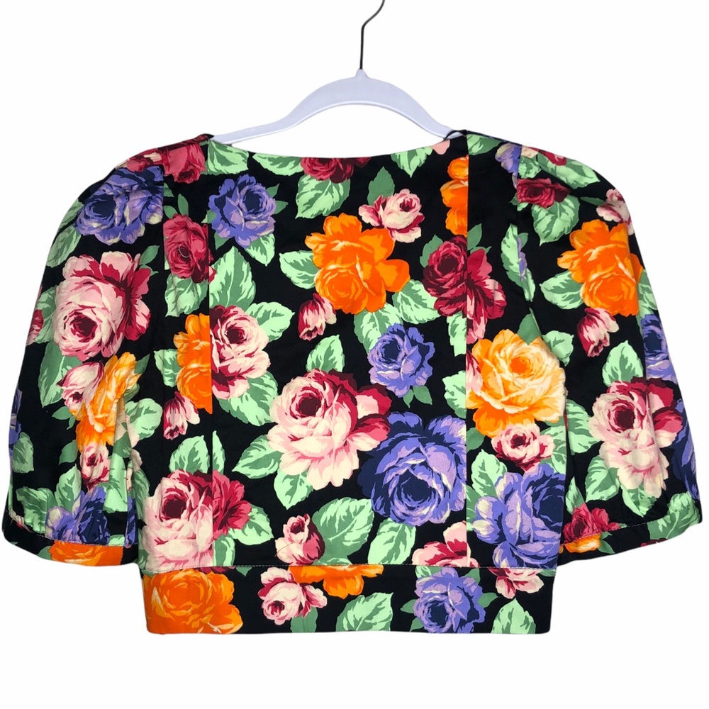 Zara Floral Crop Top - Picture 3 of 9
